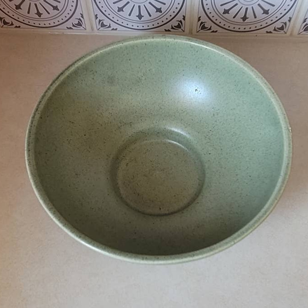Vintage Haeger USA Green Glazed Bowl - Picture 2 of 6